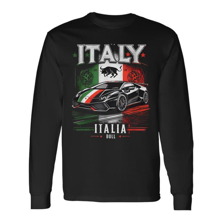 イタリアンブル スー アヴェンタドール 長袖Tシャツ