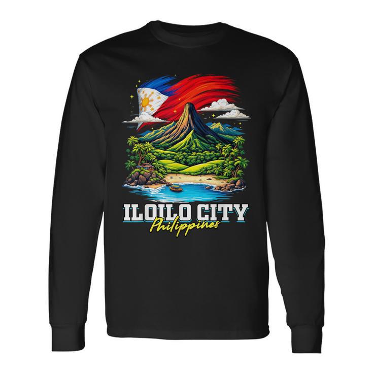 イロイロ市 フィリピン お土産 フィリピン国旗 長袖Tシャツ