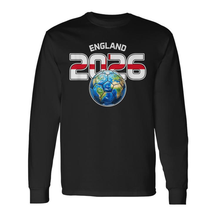 イングランド 2026 ワールドサッカー 長袖Tシャツ