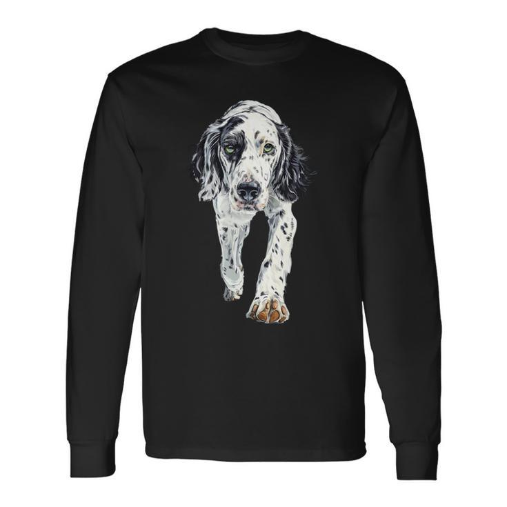 イングリッシュセッター 長袖tシャツ 長袖Tシャツ