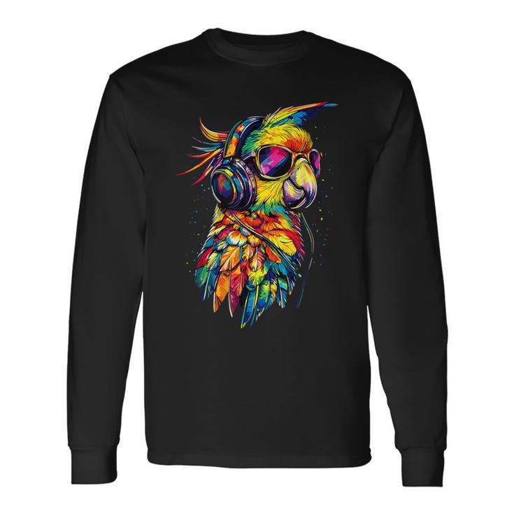 インコ コンゴウインコ オウム愛好家 甘いインコ 長袖Tシャツ