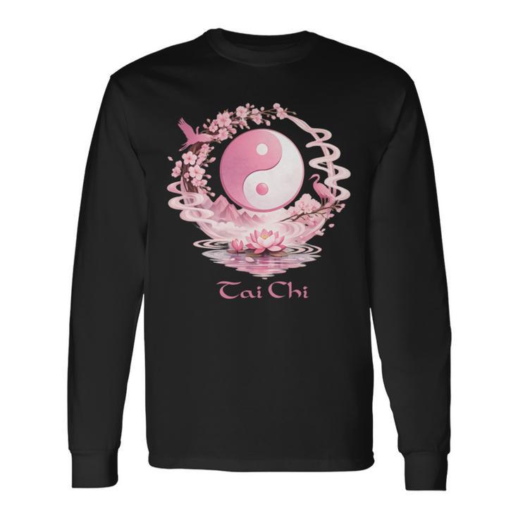 インストラクターと実践者のための太極拳tシャツ 長袖tシャツ 長袖Tシャツ