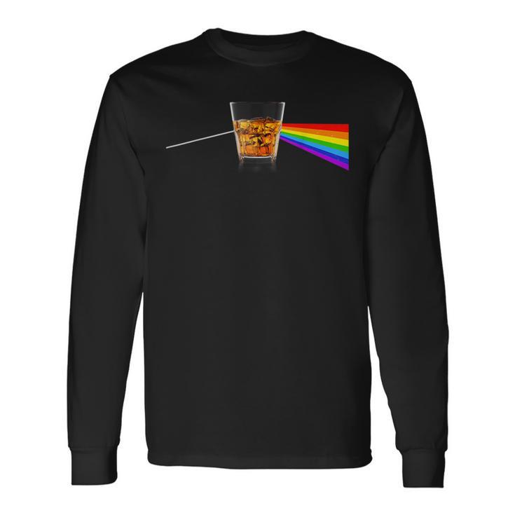 ウィスキー カクテル 酒 面白いtシャツ 飲み おもしろ 飲み会 のんべえ メンズ ネタ 服 長袖Tシャツ