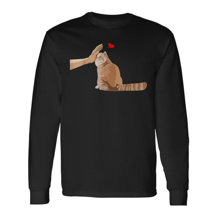 エキゾチックショートヘア猫エキゾチックショートヘア 長袖Tシャツ