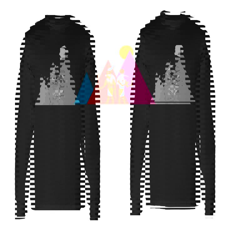 エジプトのピラミッド I エジプトの神々 考古学 エジプト 長袖tシャツ 長袖Tシャツ ギフトのアイデア