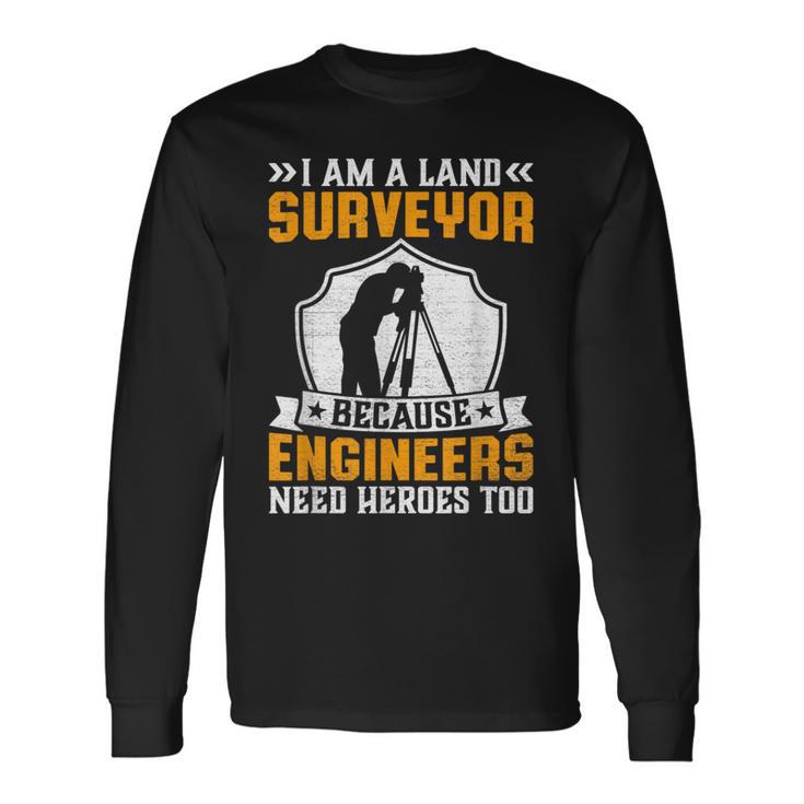 エンジニアにもヒーローが必要だからサーベイヤーになった 長袖Tシャツ