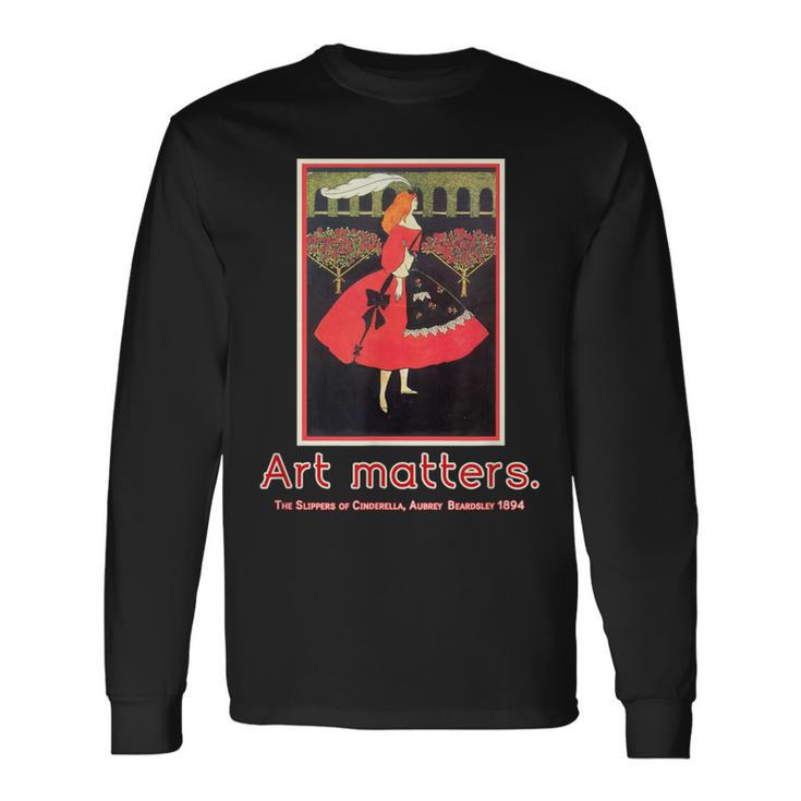 オーブリー・ビアズリーザ・スリッパ 長袖Tシャツ