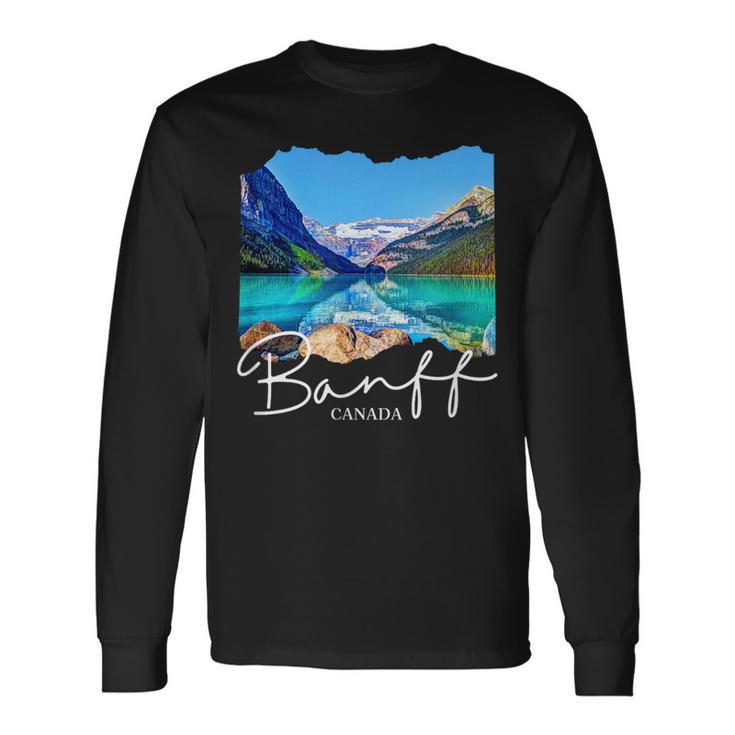 カナダバンフ 長袖Tシャツ
