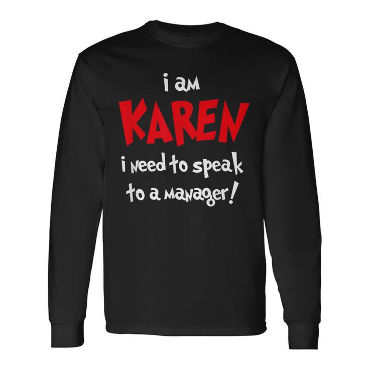 カレンハロウィンコスチューム-面白いと言ってマネージャーに話しかける 長袖Tシャツ