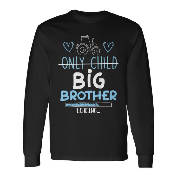 キッズ Big Brother Only Child Tractor Baby Reveal 長袖Tシャツ
