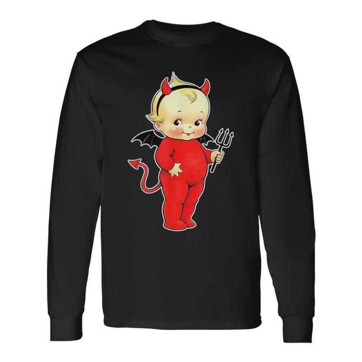 キューピー ベイビー デビル キュート 長袖Tシャツ
