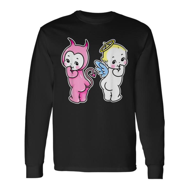 キューピー ベビー エンジェル デビル ケルブ 長袖Tシャツ