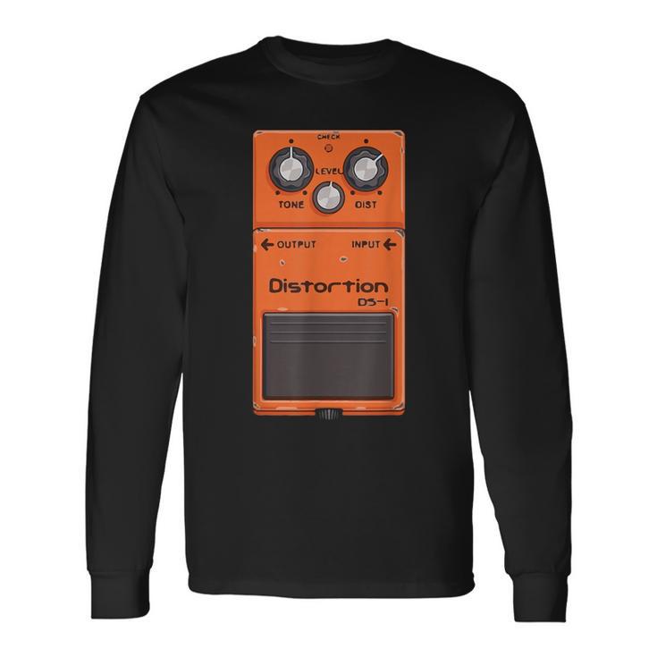 ギター ペダル アンプ 漫画 クール 音楽愛好家 ギフト 長袖Tシャツ