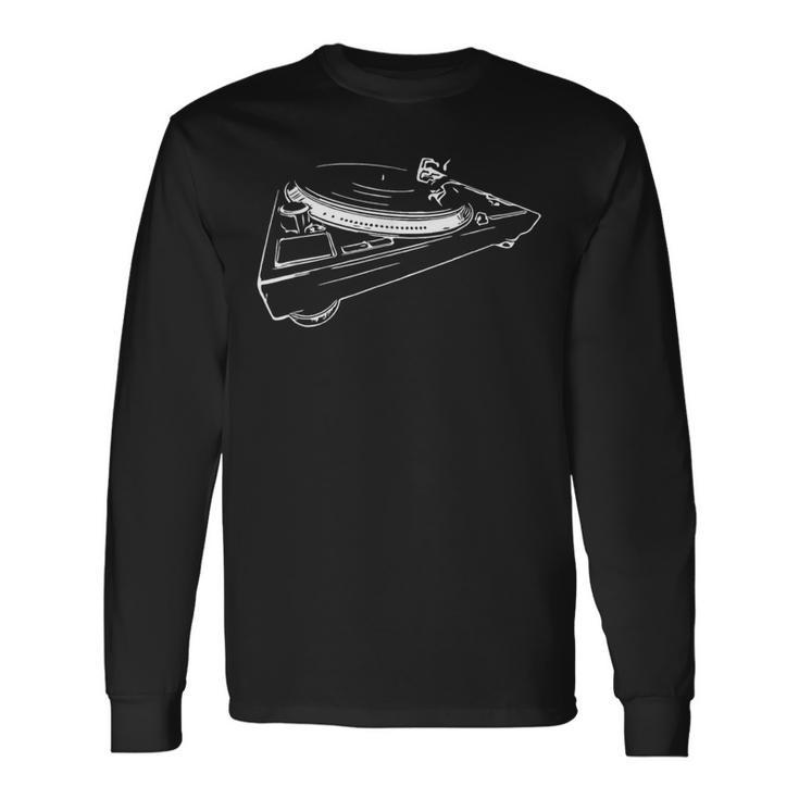 クラブdjテクニクス 1200 ターンテーブル スクラッチ Dj 長袖Tシャツ ギフトのアイデア