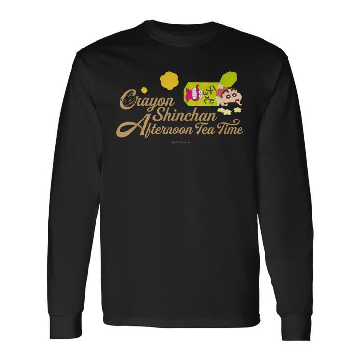 クレヨンしんちゃん チョコビとしんちゃんのティータイム 長袖Tシャツ