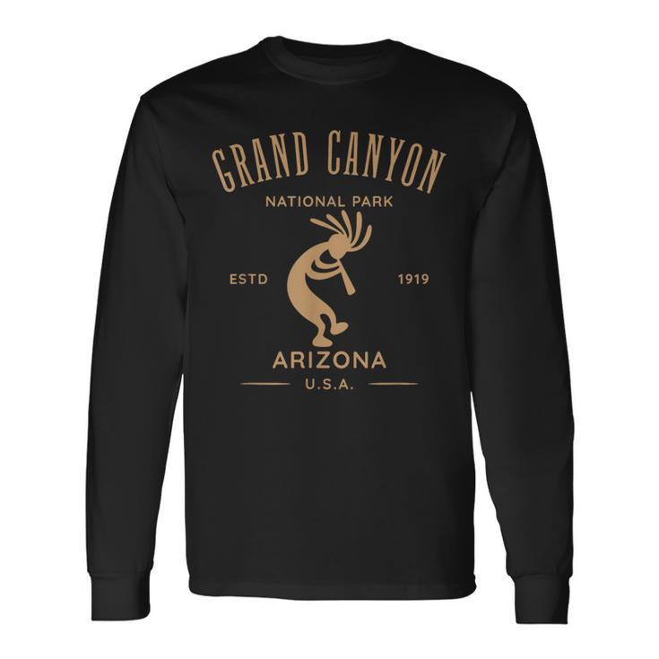 グランドキャニオン国立公園アリゾナデザイン 長袖Tシャツ
