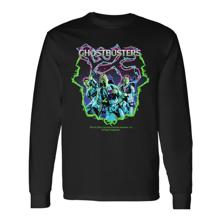 ゴーストバスターズ ハロウィン デザイン クラシック レトロ 長袖Tシャツ ギフトのアイデア