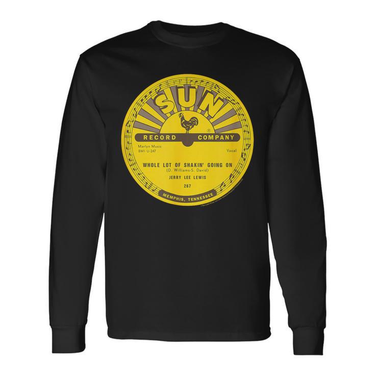 サンレコードビニールジェリー・リー・ルイスホール・ロット・オブ・シェイキン 長袖Tシャツ