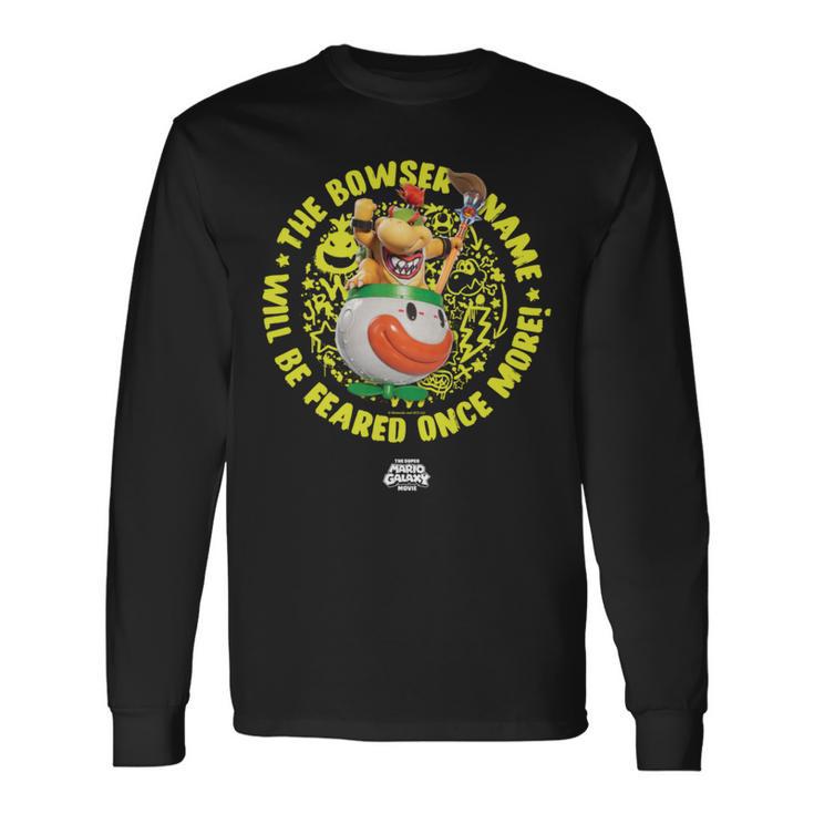 ザ・スーパーマリオギャラクシー・ムービー Bowser Jr Feared 長袖tシャツ 長袖Tシャツ