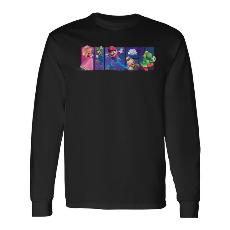 ザ・スーパーマリオギャラクシー・ムービー Cosmic Hero Panels 長袖Tシャツ