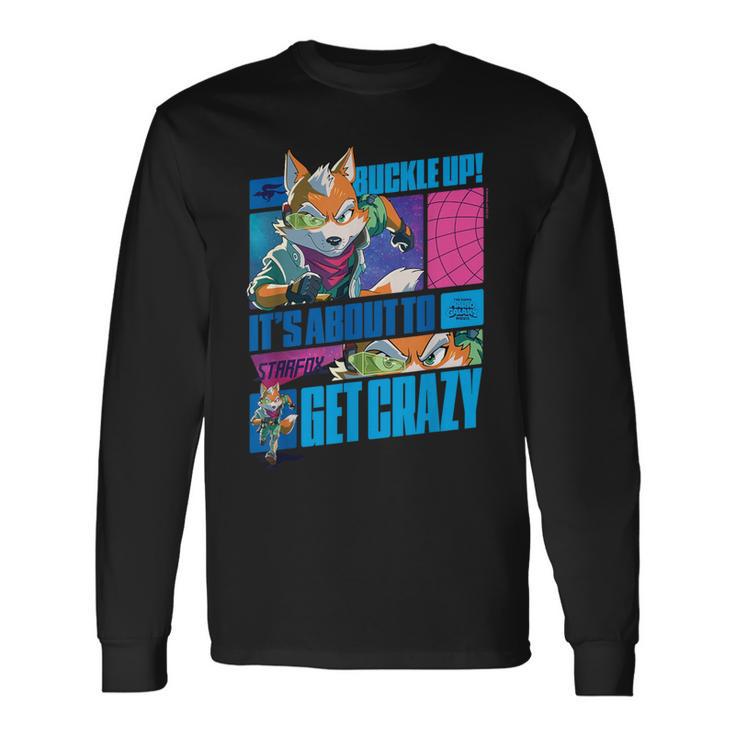 ザ・スーパーマリオギャラクシー・ムービーtarfox Buckle Up Action 長袖Tシャツ