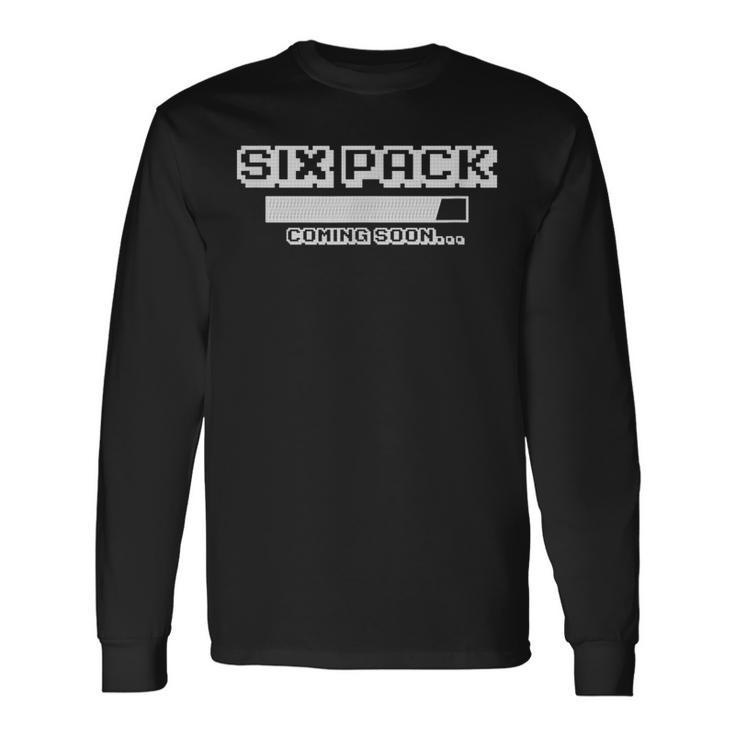 シックスパック 腹筋tシャツ、面白い6パック 腹筋tシャツ 長袖Tシャツ