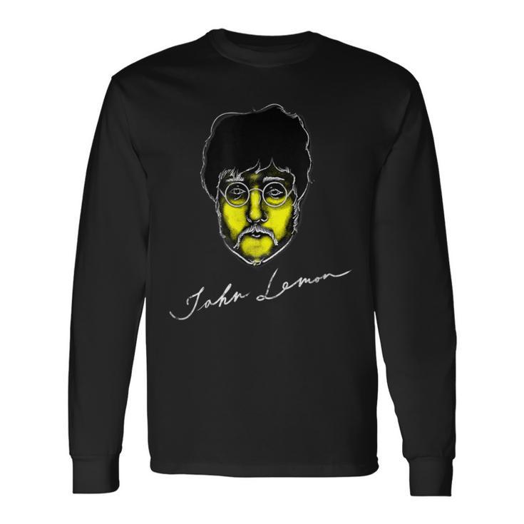 ジョンレモン デザイン ギフト 長袖Tシャツ