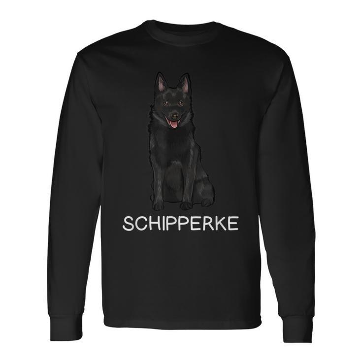 スキッパーキ 犬 長袖Tシャツ