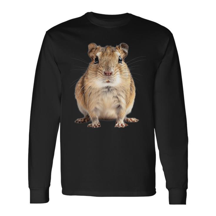 スナネズミ。 長袖Tシャツ