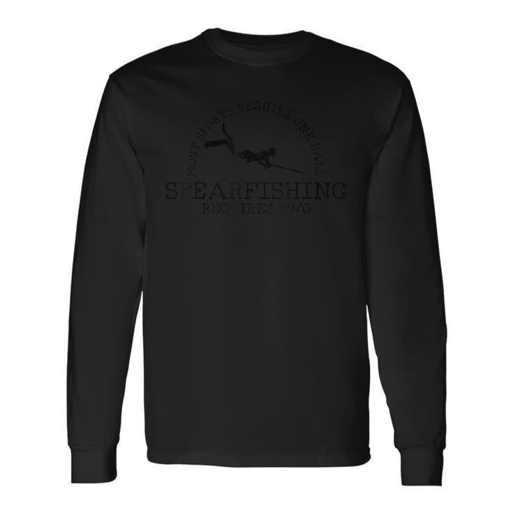 スピアフィッシング スピアフィッシング 面白いフリーダイビング スピアフィッシング 長袖Tシャツ