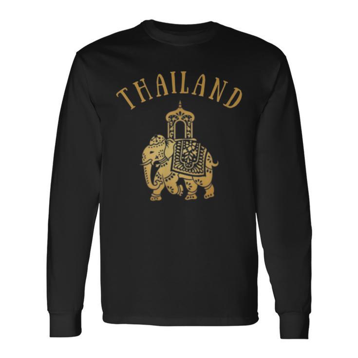 タイ旅行象のお土産。 長袖Tシャツ
