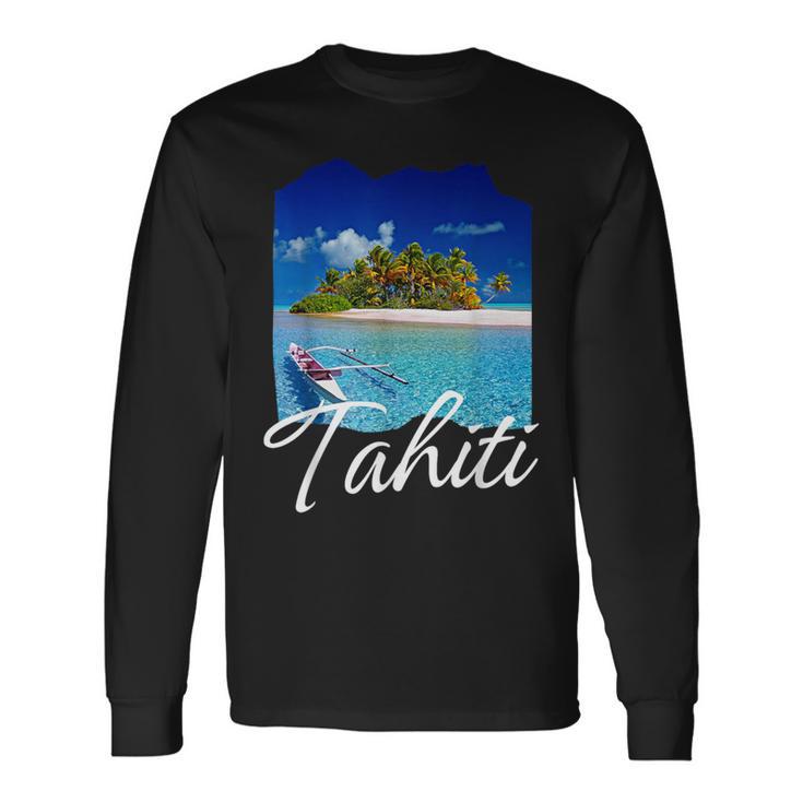 タヒチ フランス領ポリネシア タヒチ 長袖Tシャツ