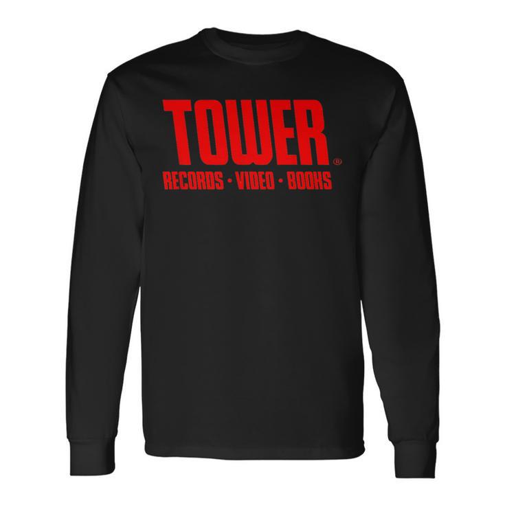 タワーレコード レトロ ヴィンテージ 音楽 ハリウッド 長袖Tシャツ
