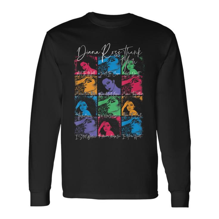 ダイアナ・ロス 12角 長袖Tシャツ