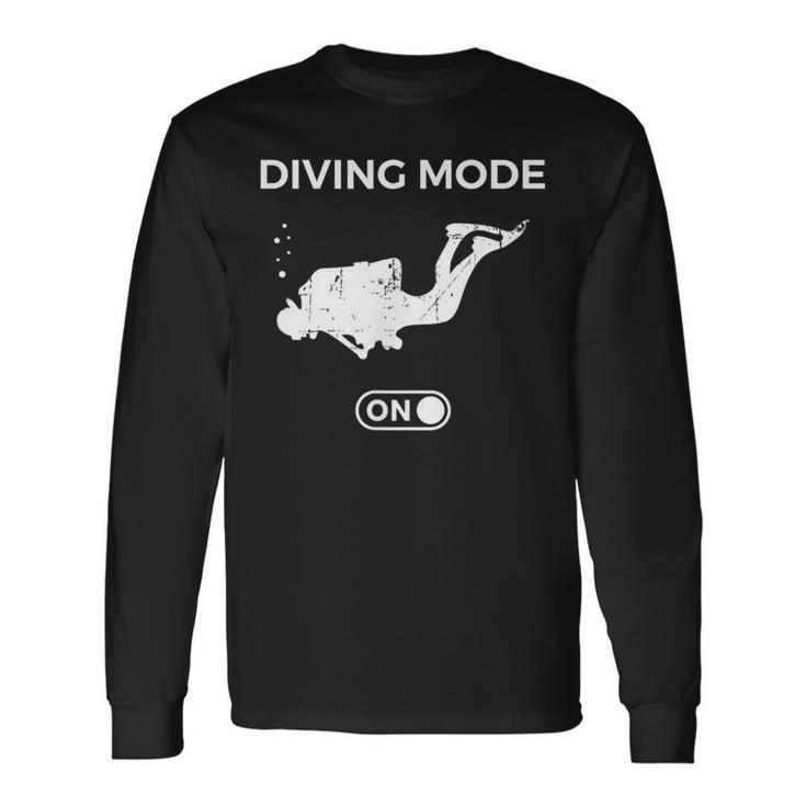 ダイビングモード スキューバダイビングインストラクターダイビング 長袖Tシャツ