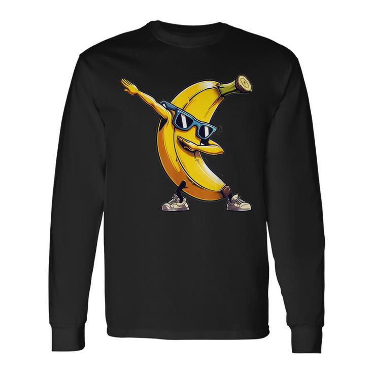 ダビングイエローバナナ 長袖Tシャツ