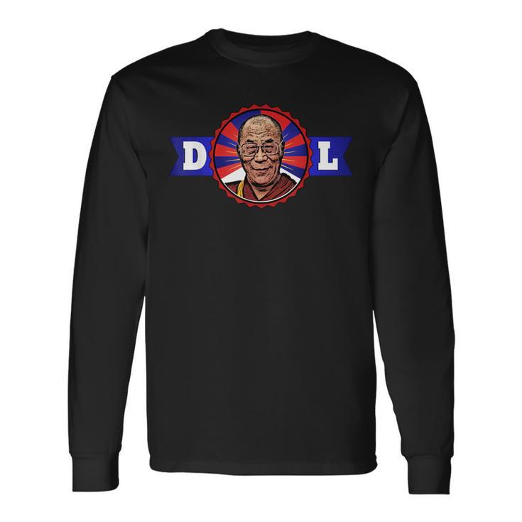 ダライ・ラマ 長袖Tシャツ