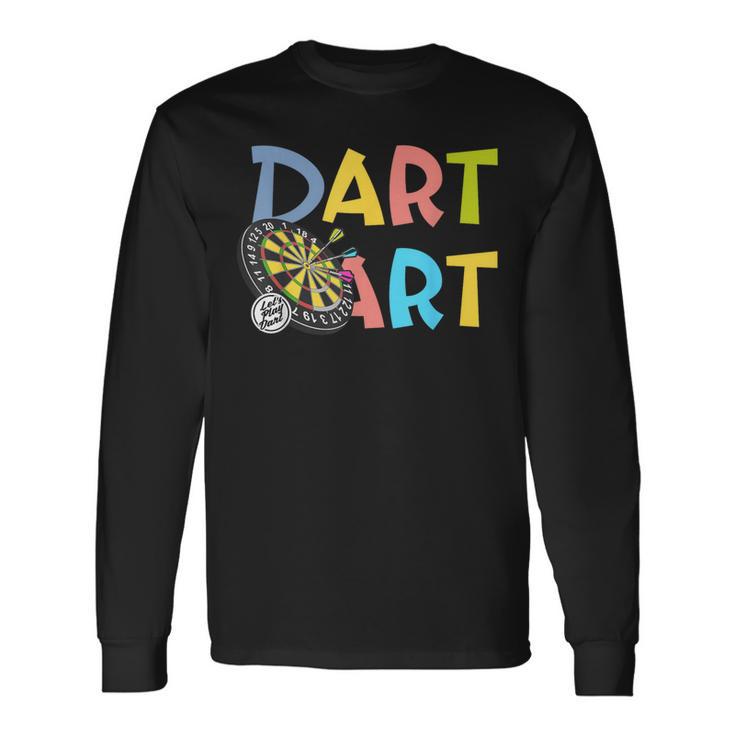 ダーツアート ダーツプレーヤー ダーツスポーツ ダーツボード ダーツ 長袖Tシャツ