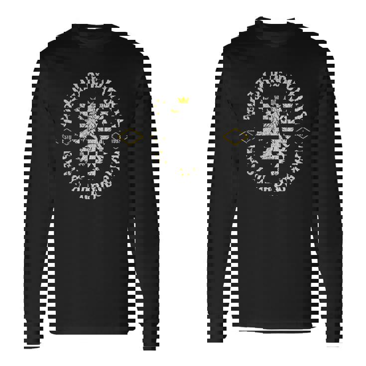 チェコ共和国 ライオン チェコ 長袖Tシャツ ギフトのアイデア