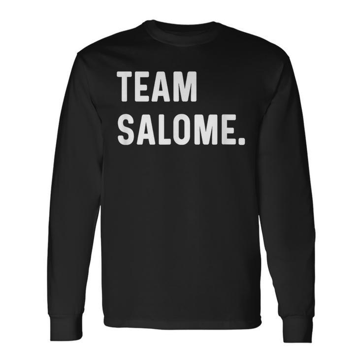 チームサロメ 長袖Tシャツ