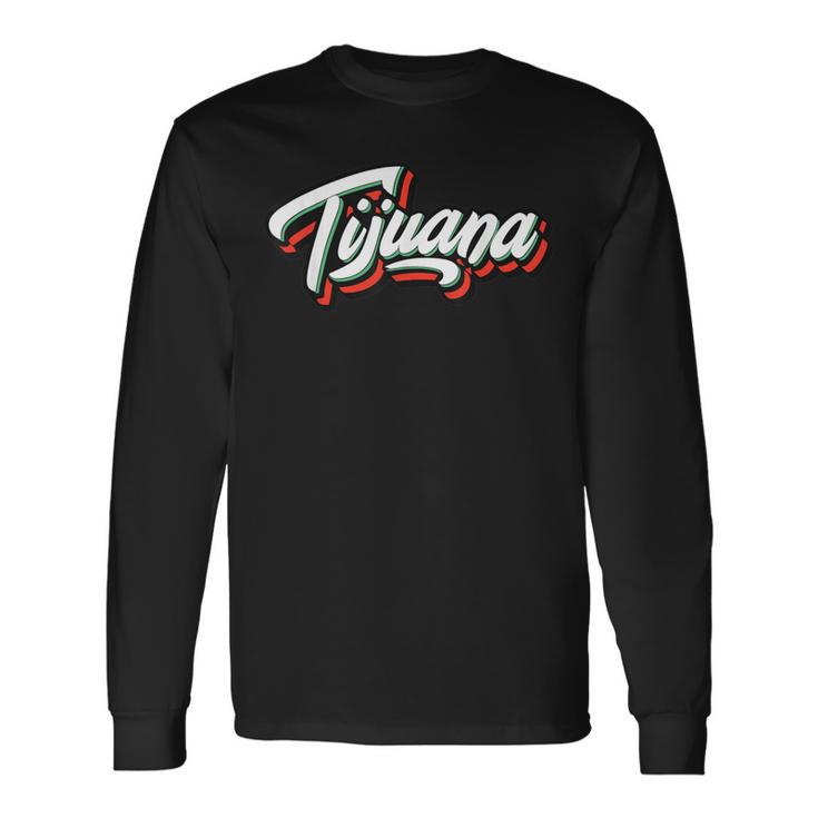 ティファナ メキシコ レトロ ヴィンテージ メキシコ ラティーノ Tj メヒカリ パソ 長袖Tシャツ