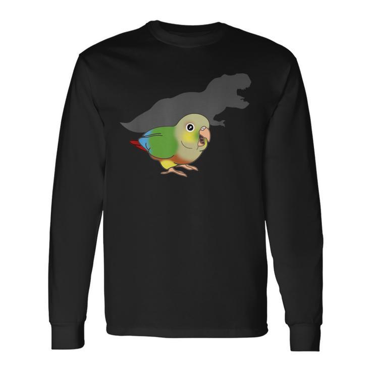 ティーレックス コニュア シャドウオウム パイナップル コニュア ペット 鳥 恋人 長袖Tシャツ