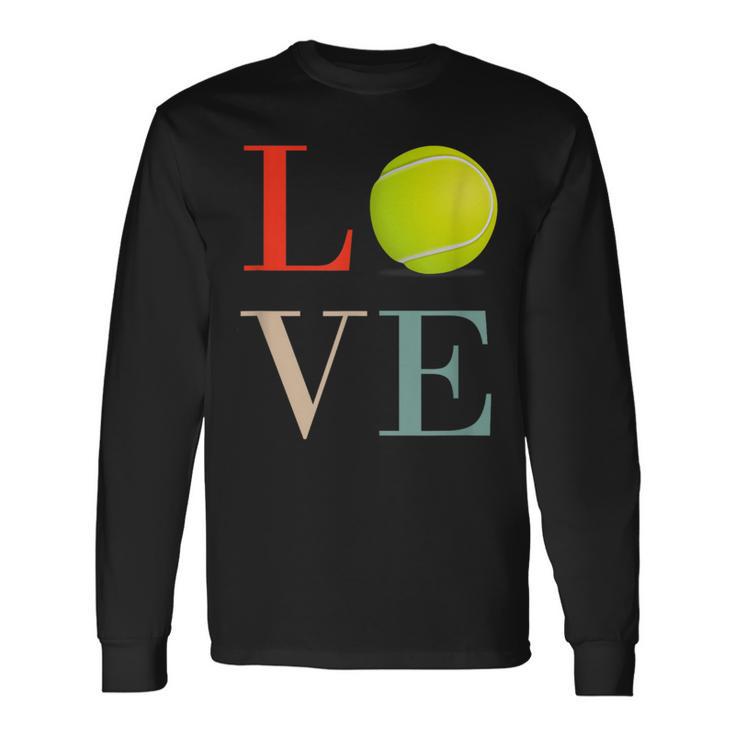 テニス Love バスケ 面白tシャツ おもしろ 服 オリジナル テニス部 おもしろグッズ ネタ メンズ 長袖Tシャツ