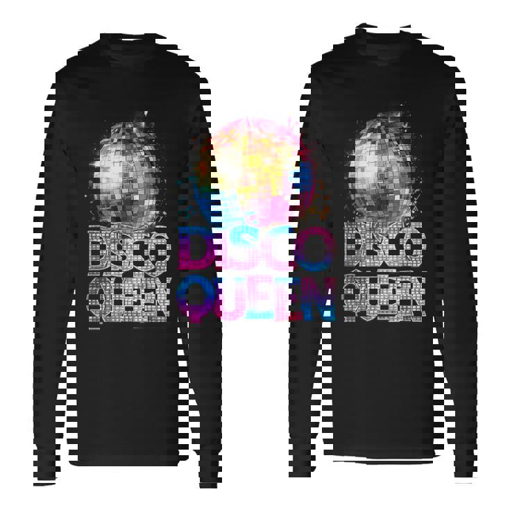 ディスコクイーン 70年代ディスコをテーマにしたヴィンテージ70年代コスチューム。 長袖Tシャツ ギフトのアイデア