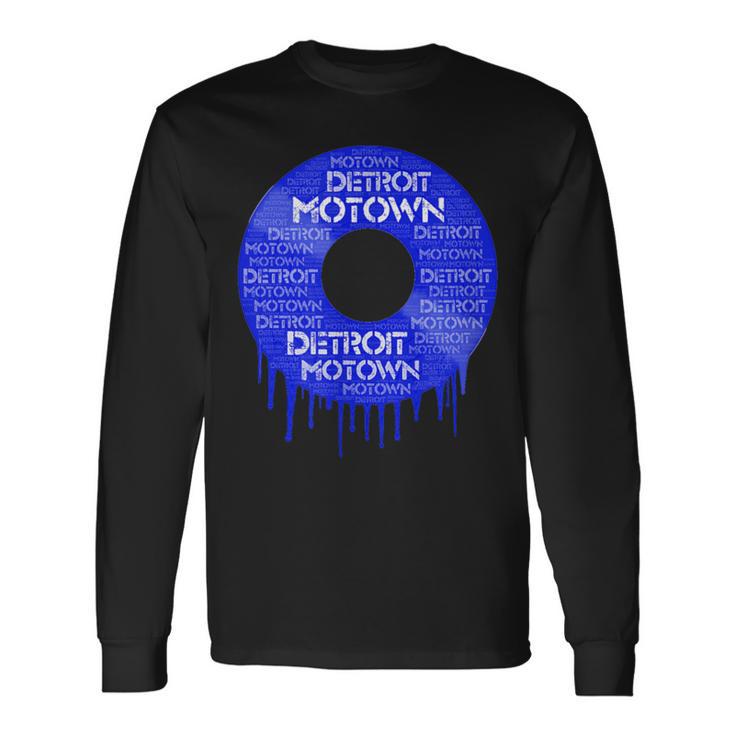 デトロイトモータウンレコードtシャツ モータウンレコードtシャツ 長袖Tシャツ