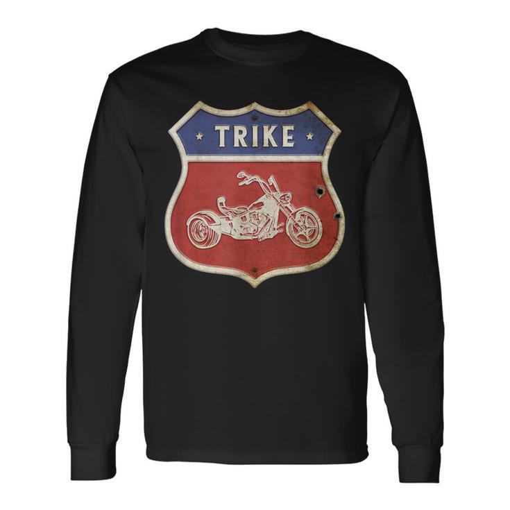 トライク 大人のトライク モータートライク 三輪車 トライクバイク トライカー 長袖Tシャツ