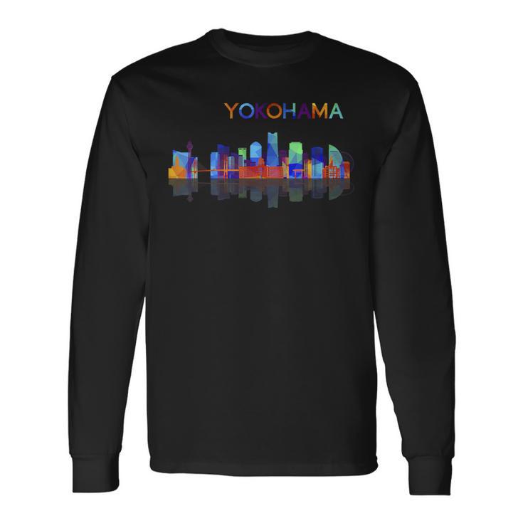 トラベル アジア 日本 横浜 東京 日本の休暇 お土産 長袖Tシャツ