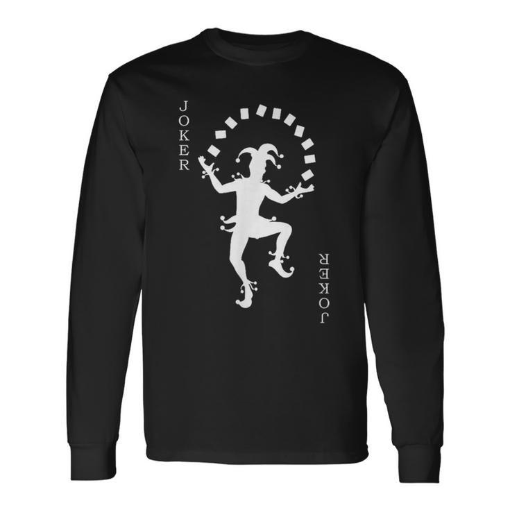 トランプジョーカーtシャツ 長袖Tシャツ