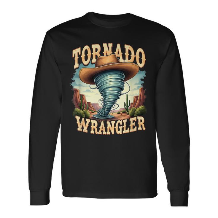 トルネード ラングラー カウボーイ ラングラー レディース メンズ キッズ 長袖Tシャツ