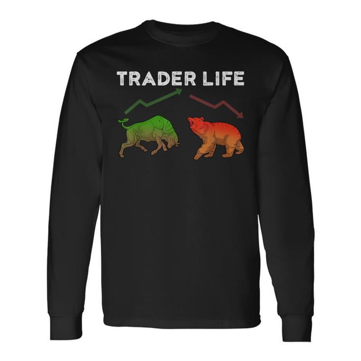 トレーダーtシャツストックtシャツデイトレードシャツマーケット外国為替 長袖Tシャツ